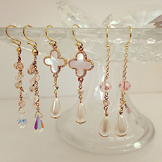 ハンドメイドピアス