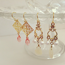 ハンドメイドピアス