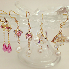 ハンドメイドピアス