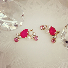 ハンドメイドピアス