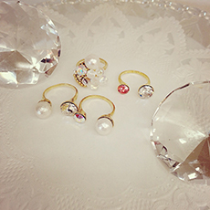 ハンドメイドピアス