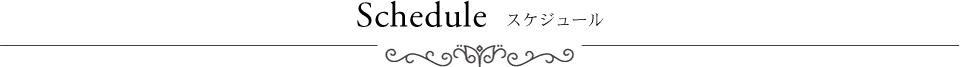 スケジュール